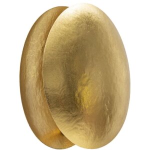 Mauro Ferretti Aplique de pared Goldy Redondo E14 26x13 cm dorado