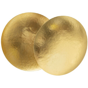 Mauro Ferretti Aplique de pared Goldy Redondo E14 26x13 cm dorado