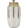 Mauro Ferretti Lámpara de mesa Cassy E27 Ø 25x40,5 cm Gold Blanco