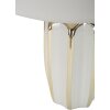 Mauro Ferretti Lámpara de mesa Cassy E27 Ø 25x40,5 cm Gold Blanco
