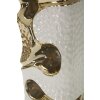 Mauro Ferretti Florida lámpara de mesa E27 Diam. 30x43,5 cm blanco y dorado