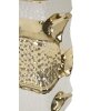 Mauro Ferretti Florida lámpara de mesa E27 Diam. 30x43,5 cm blanco y dorado