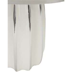 Mauro Ferretti Lámpara de mesa Emmi E27 diámetro 30x45 cm color blanco y plata
