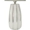 Mauro Ferretti Lámpara de mesa Emmi E27 diámetro 30x45 cm color blanco y plata