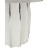 Mauro Ferretti Lámpara de mesa Emmi E27 diámetro 30x45 cm color blanco y plata