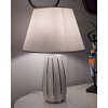Mauro Ferretti Lámpara de mesa Emmi E27 diámetro 30x45 cm color blanco y plata
