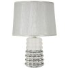 Mauro Ferretti Lámpara de mesa Lace E14 23x33 cm blanco plata