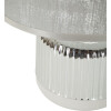 Mauro Ferretti Lámpara de mesa Lucina E14 Ø 20x29 cm blanca plata
