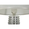 Mauro Ferretti Lampara de Mesa Candela E27 Ø 25x41 cm blanco plata