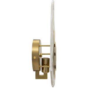 Mauro Ferretti Lámpara de pie Océano Oro E14 21x8x31 cm oro y blanco