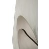 Mauro Ferretti Lámpara de pared Oceán Plata y Blanca E14 21x8x31 cm