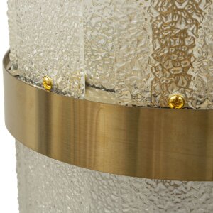 Aplique Mauro Ferretti Gris E14 20x14x28 cm oro blanco