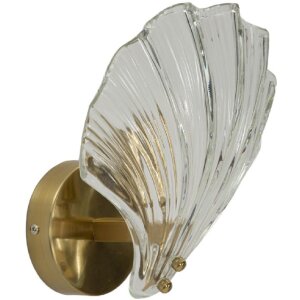 Mauro Ferretti Aplique Shell E14 20x14x22 cm dorado natural