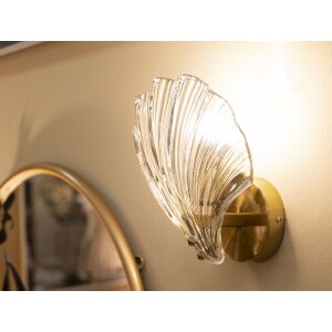 Mauro Ferretti Aplique Shell E14 20x14x22 cm dorado natural