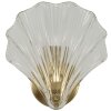 Mauro Ferretti Aplique Shell E14 20x14x22 cm dorado natural
