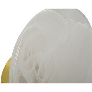 Mauro Ferretti Lámpara de pared Luna E14 Diámetro 20x10 cm oro y blanco