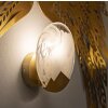 Mauro Ferretti Lámpara de pared Luna E14 Diámetro 20x10 cm oro y blanco