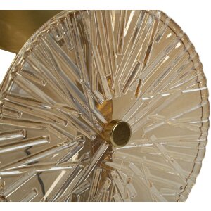 Mauro Ferretti Aplique de pared Amanecer E14 20x14x41 cm oro natural