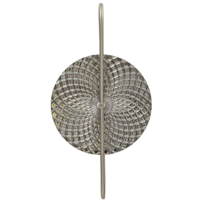 Mauro Ferretti Aplique de pared plateado E14 28x15x54 cm