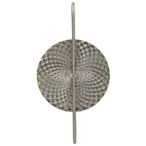 Mauro Ferretti Aplique de pared plateado E14 28x15x54 cm