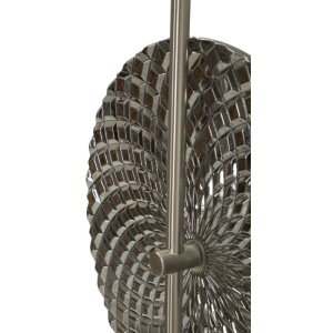 Mauro Ferretti Aplique de pared plateado E14 28x15x54 cm