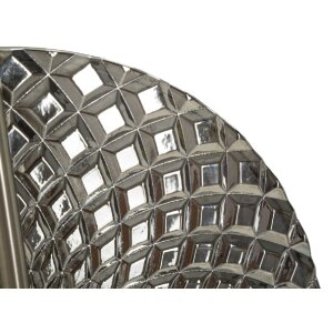 Mauro Ferretti Aplique de pared plateado E14 28x15x54 cm