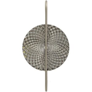 Mauro Ferretti Aplique de pared plateado E14 28x15x54 cm
