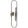 Mauro Ferretti Aplique de pared plateado E14 28x15x54 cm