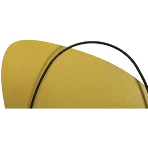 Mauro Ferretti Aplique de pared Círculo E27 28x17x32 cm dorado negro blanco