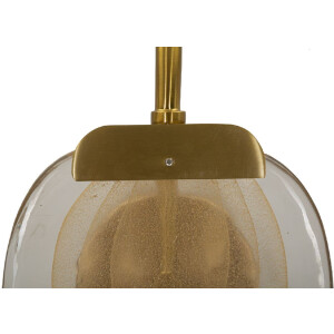 Mauro Ferretti Aplique de pared Softy E14 15x14x38 cm dorado natural