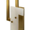 Mauro Ferretti Aplique Cubo E14 15x8x33 cm dorado satinado