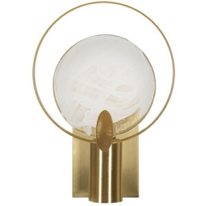 Mauro Ferretti Lámpara de pared Oklan E14 20x10x29 cm dorado natural
