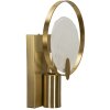 Mauro Ferretti Lámpara de pared Oklan E14 20x10x29 cm dorado natural