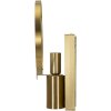 Mauro Ferretti Lámpara de pared Oklan E14 20x10x29 cm dorado natural
