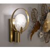 Mauro Ferretti Lámpara de pared Oklan E14 20x10x29 cm dorado natural