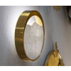 Mauro Ferretti Aplique de pared de mármol E14 24x6x24 cm dorado marmolado