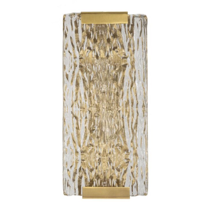 Mauro Ferretti Lamparón de Pared Wandleuchte Oblin E14 36x15x10 cm ORO NATURAL