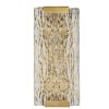 Mauro Ferretti Lamparón de Pared Wandleuchte Oblin E14 36x15x10 cm ORO NATURAL