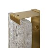 Mauro Ferretti Lamparón de Pared Wandleuchte Oblin E14 36x15x10 cm ORO NATURAL