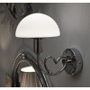 Mauro Ferretti Aplique de pared Lovy E14 23x15x22 cm plateado blanco