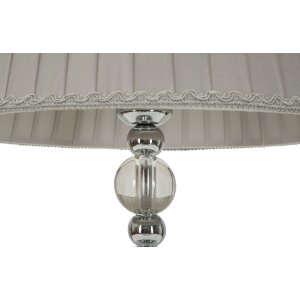 Mauro Ferretti lámpara de mesa Tolly E27 Ø 30x48 cm plata