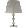 Mauro Ferretti lámpara de mesa Tolly E27 Ø 30x48 cm plata