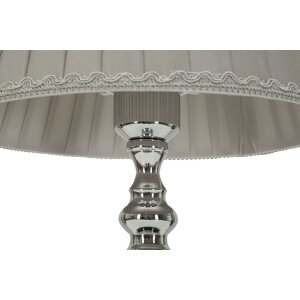 Mauro Ferretti Lampara de Mesa Tilly E27 ø 25x46 cm Plata