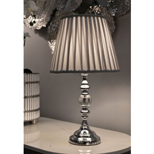 Mauro Ferretti Lampara de Mesa Tilly E27 ø 25x46 cm Plata