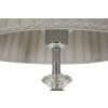Mauro Ferretti Lámpara de mesa plateada E27 30x56 cm