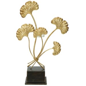 Mauro Ferretti Candelabro Iris 29x12,5x44 cm dorado negro