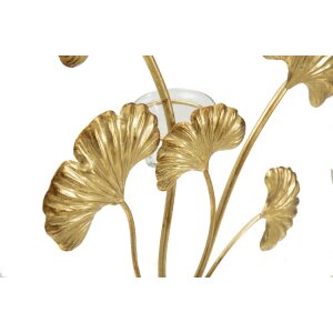 Mauro Ferretti Candelabro Iris 29x12,5x44 cm dorado negro