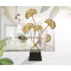 Mauro Ferretti Candelabro Iris 29x12,5x44 cm dorado negro
