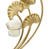 Mauro Ferretti Candelabro Iris 50x12x55 cm dorado negro