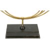 Mauro Ferretti Candelabro Iris 50x12x55 cm dorado negro